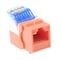 Bestlink Netware CAT5e Tool Less Keystone Jack- Orange 101607OR - alternate 3